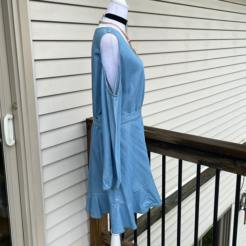 Cute Denim Dress by Express - Picture 12 of 16